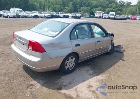 2001 Honda Civic Lx from USA, damaged, VIN 2HGES16531H504176